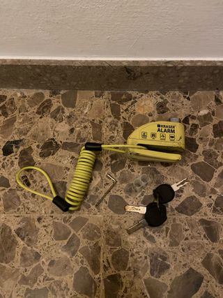 Candado KRASER ALARM con cable y llaves