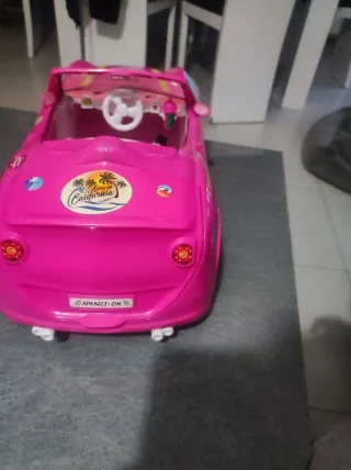 Nancy y Coche Rosa con Patines