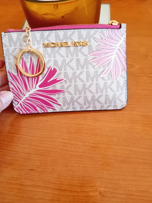 Cartera Tarjetero Michael Kors Floral