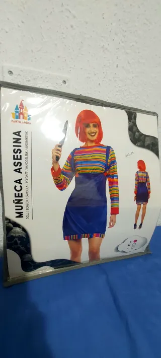 Disfraz Muñeca Asesina / Chucky Talla S