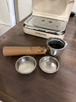 Cafetera Semiautomática Beige