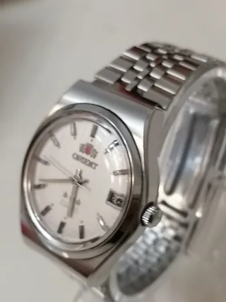 Reloj Automático Orient Plata Blanco