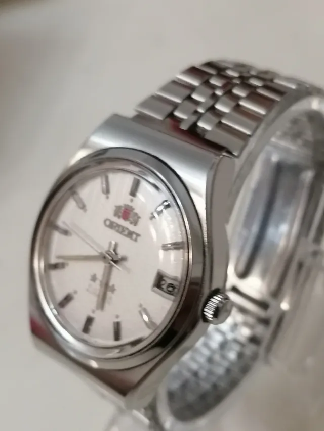 Reloj Automático Orient Plata Blanco