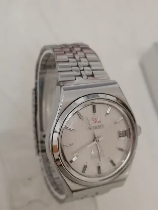 Reloj Automático Orient Plata Blanco