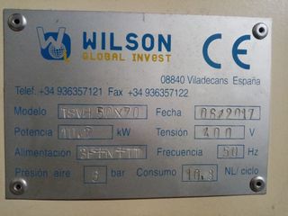 Envasadora Blister Semiatomática Wilson 60 TN
