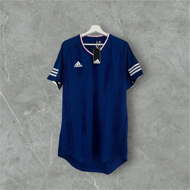 Camiseta Adidas Y2K Blokecore Azul Talla XL