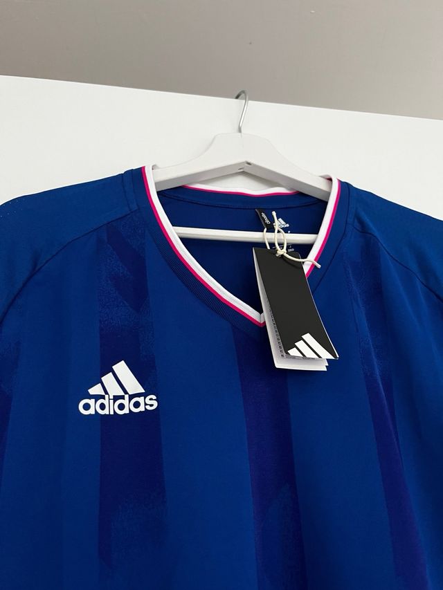 Camiseta Adidas Y2K Blokecore Azul Talla XL