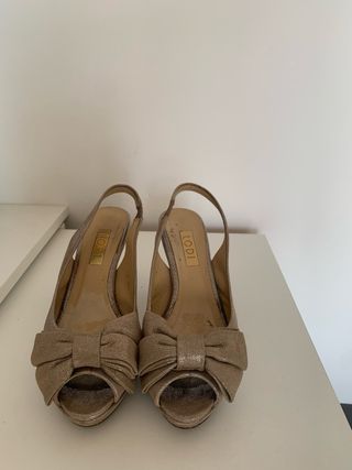 Zapatos de tacón LODI dorados talla 36