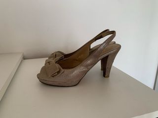 Zapatos de tacón LODI dorados talla 36