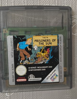 Tintin Prisioneros del Sol Game Boy Color