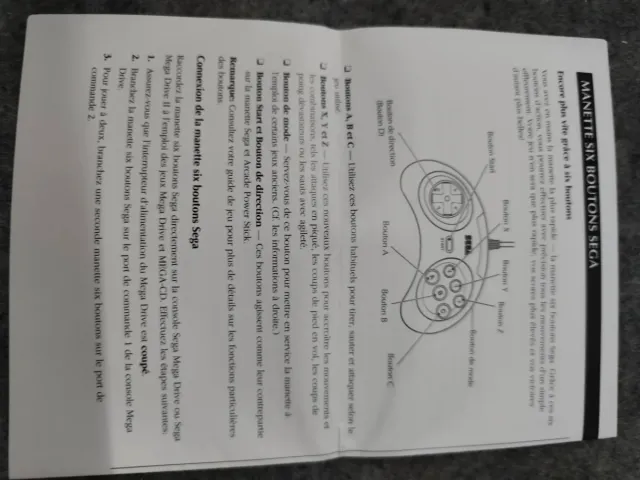 Controle Sega Mega Drive II