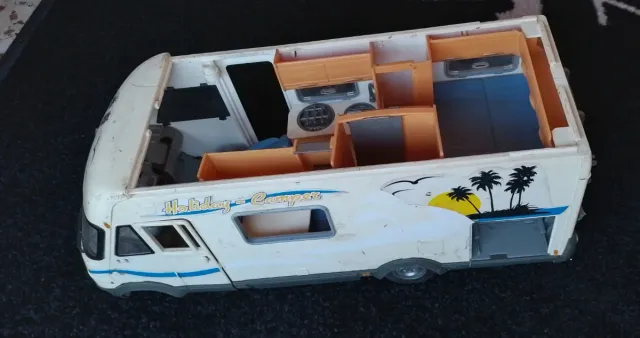 Caravana Juguete Holiday Camper para Peças