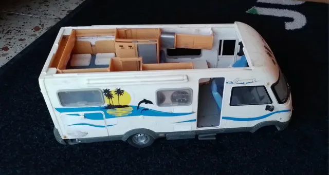 Caravana Juguete Holiday Camper para Peças