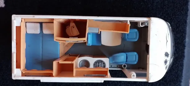 Caravana Juguete Holiday Camper para Peças