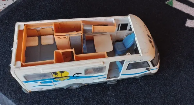 Caravana Juguete Holiday Camper para Peças