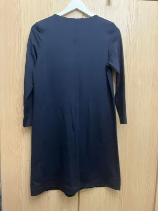 Vestido azul marino manga larga  HYM H&M