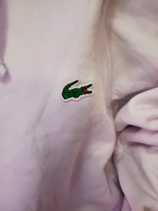 Sudadera Lacoste Blanca