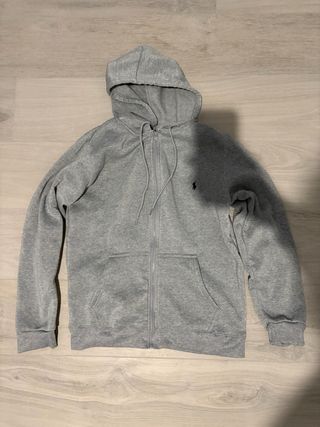 Felpa con cappuccio Ralph Lauren grigia