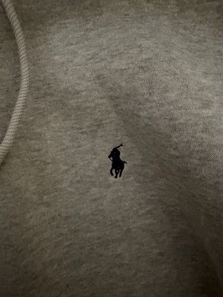 Felpa con cappuccio Ralph Lauren grigia