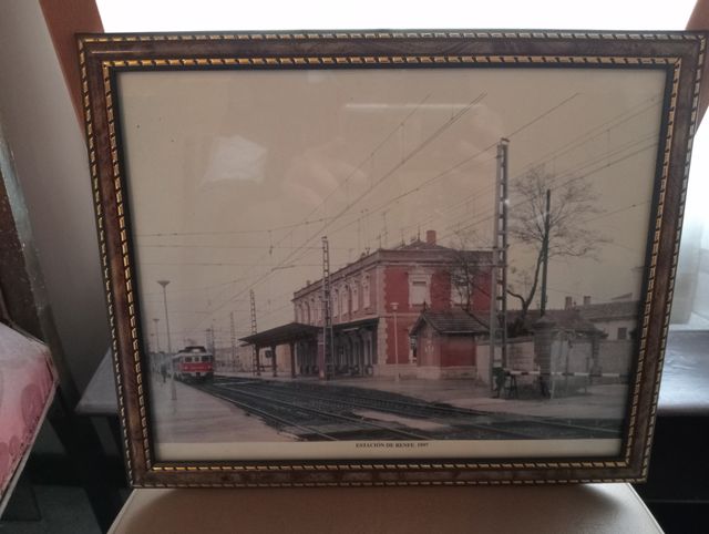 Cuadro Estación Renfe La Roda 1997