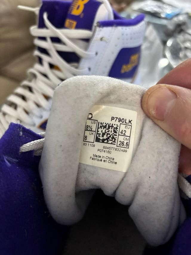Zapatillas New Balance 790 Baloncesto Morado Blanc