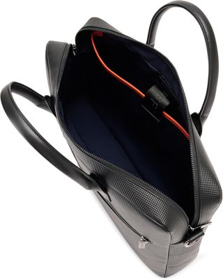 Borsello uomo DAVIDOFF PARIS in pelle nera