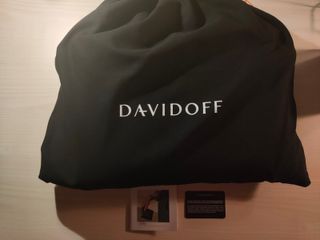 Borsello uomo DAVIDOFF PARIS in pelle nera