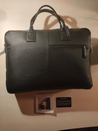 Borsello uomo DAVIDOFF PARIS in pelle nera