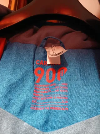 Anorak plumífero Nieve azul/teal