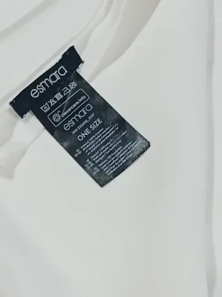 Spolverino Esmara bianco con nappe