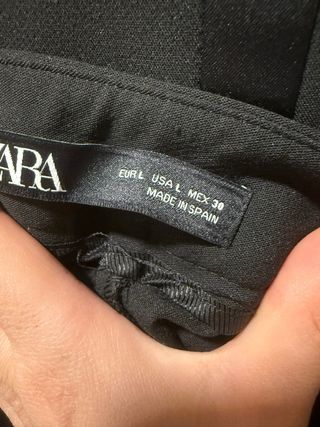 Traje de fiesta Zara negro mujer