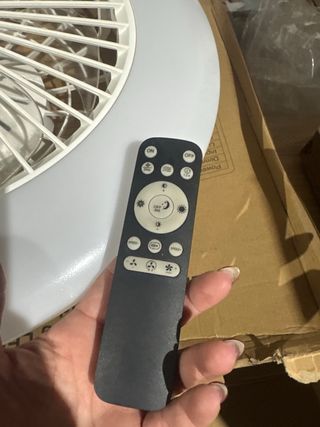 Lámpara Ventilador LED Colores