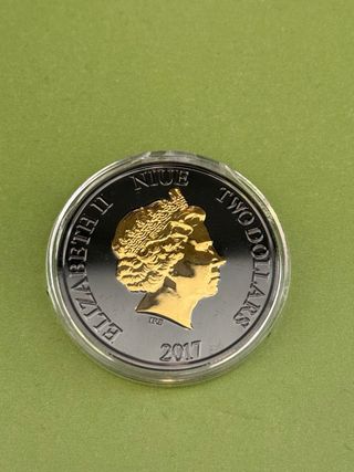 Moneda Niue Darth Vader 2017 Plata, Rutenio y Oro