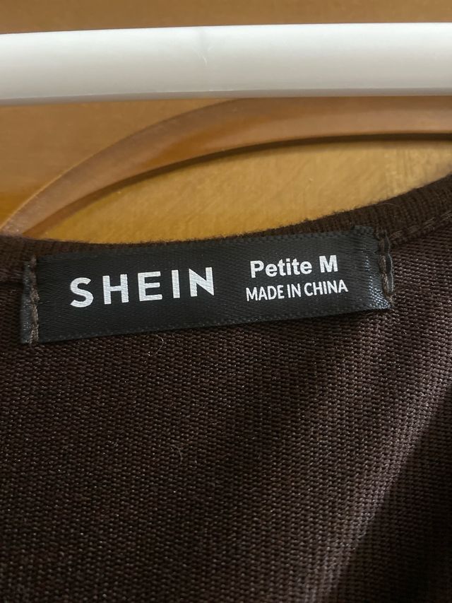 Vestido corto SHEIN marrón