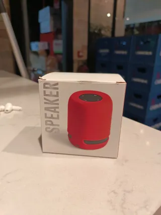 Altavoz Bluetooth Rojo