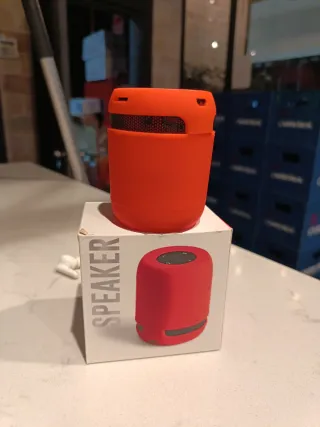 Altavoz Bluetooth Rojo