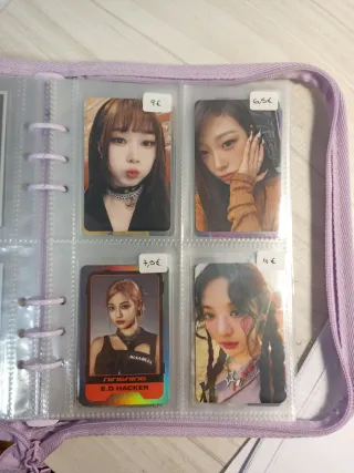 Photocards K-Pop Oficiales (varios grupos)