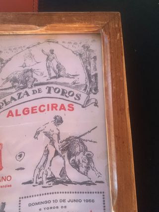 Cartel 1956 Taurino Algeciras