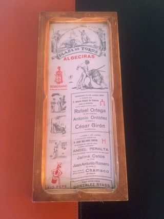 Cartel 1956 Taurino Algeciras