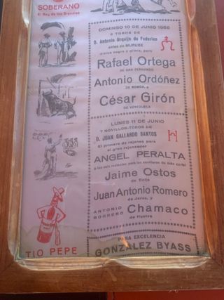 Cartel 1956 Taurino Algeciras