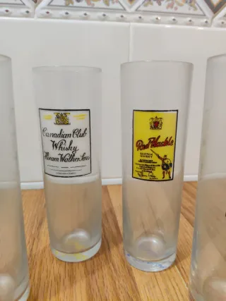 Juego 6 vasos whisky marcas