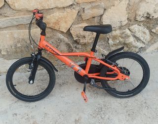 Bicicleta Infantil Btwin 16 Naranja