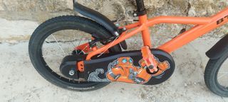 Bicicleta Infantil Btwin 16 Naranja