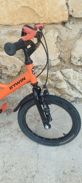 Bicicleta Infantil Btwin 16 Naranja