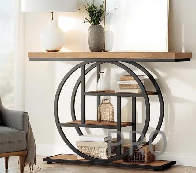 Mesa consola de diseño industrial