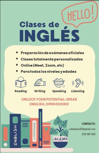 Clases particulares de inglés y refuerzo