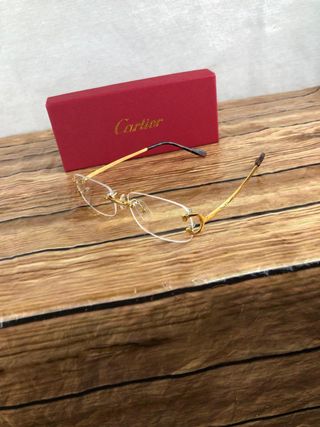 Gafas Cartier Dorada