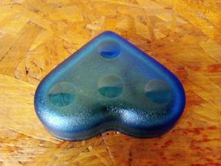 Servizio aperitivo vetro blu con caraffa e ciotole