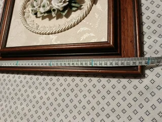 Quadro Stile Arte Povera Rose Ceramica