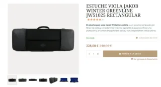 Viola de 40'5cm con estuche